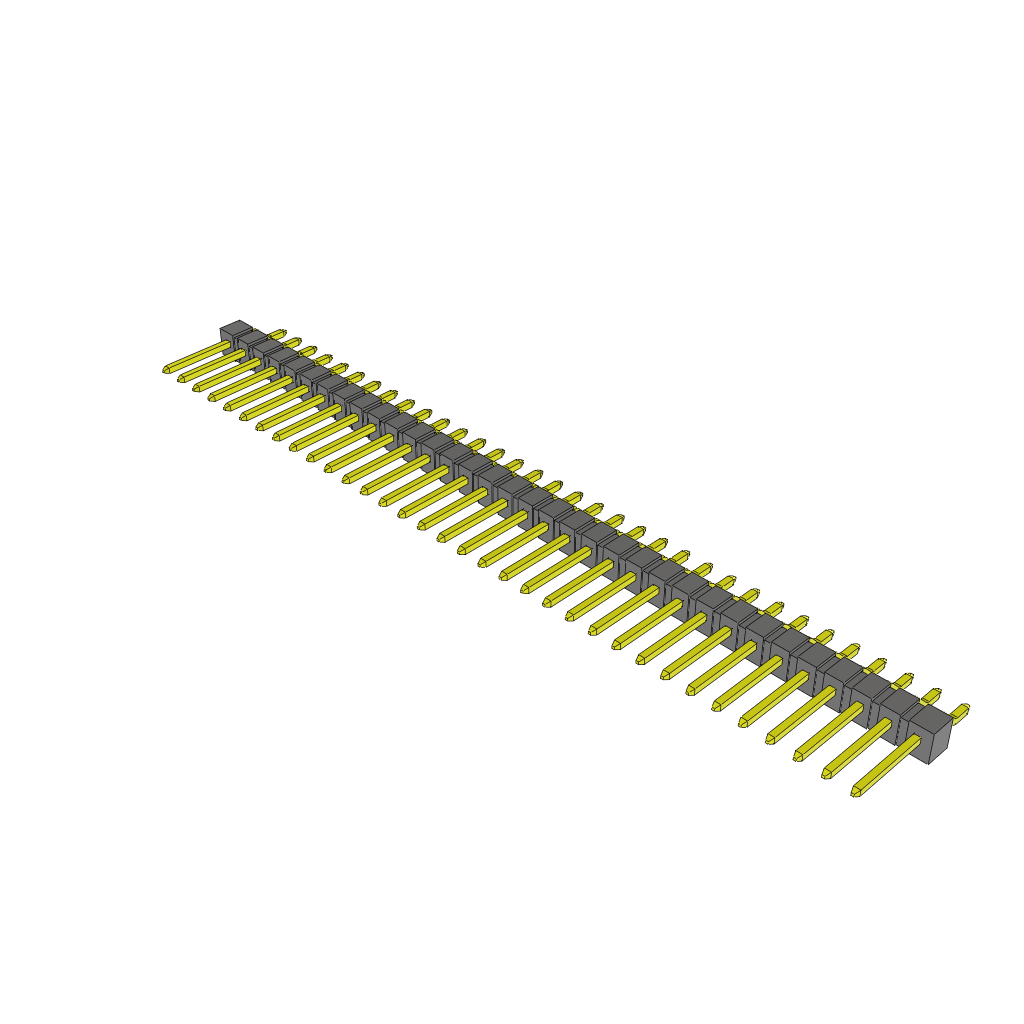 All Parts Connectors rugged connector TSM-134-02-L-SH by Samtec