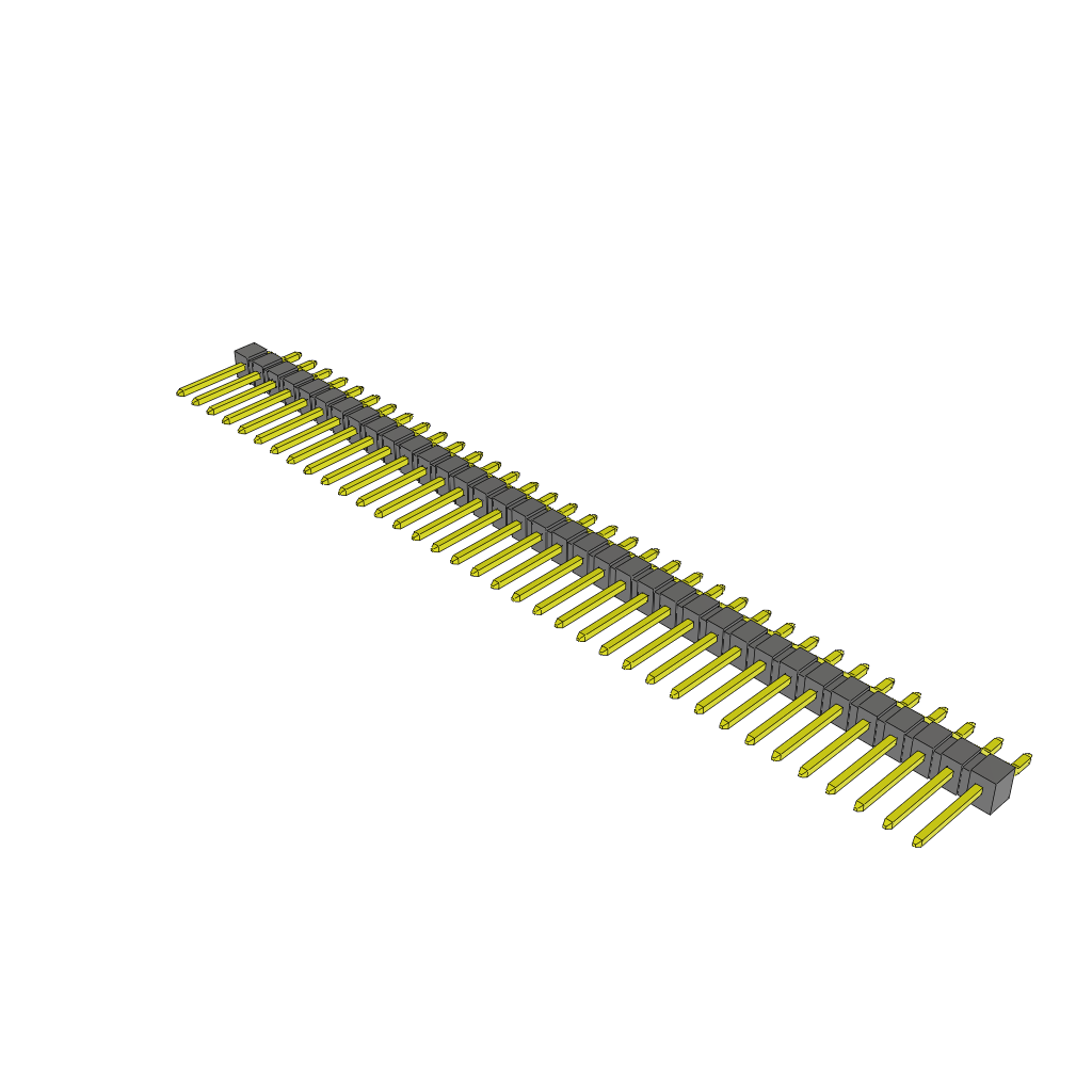 All Parts Connectors rugged connector TSM-136-02-S-SH by Samtec