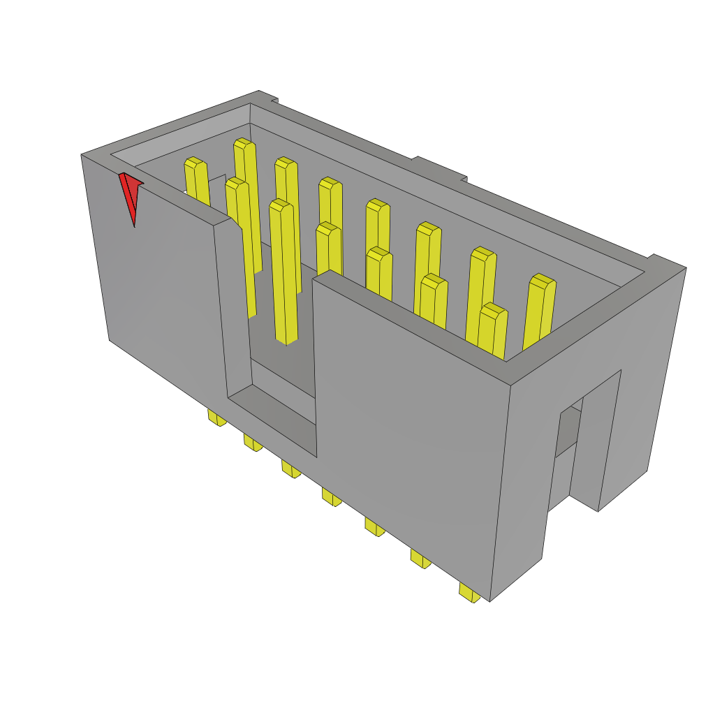 All Parts Power Products Batteries and Accessories Accessories Battery Housings-Cradles TSS-107-02-L-D-LL by Samtec