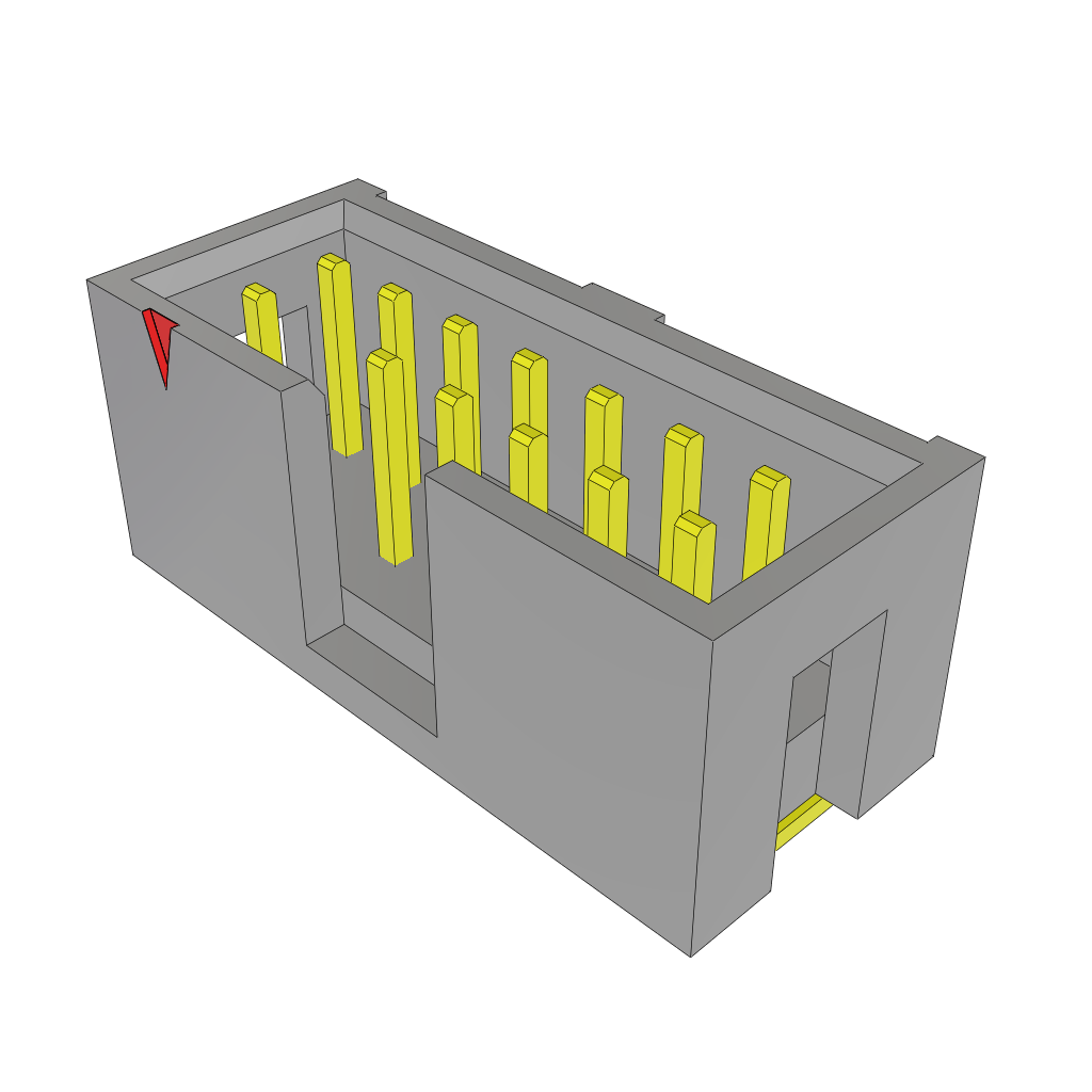 All Parts Power Products Batteries and Accessories Accessories Battery Housings-Cradles TSS-107-04-L-D-LA-03 by Samtec