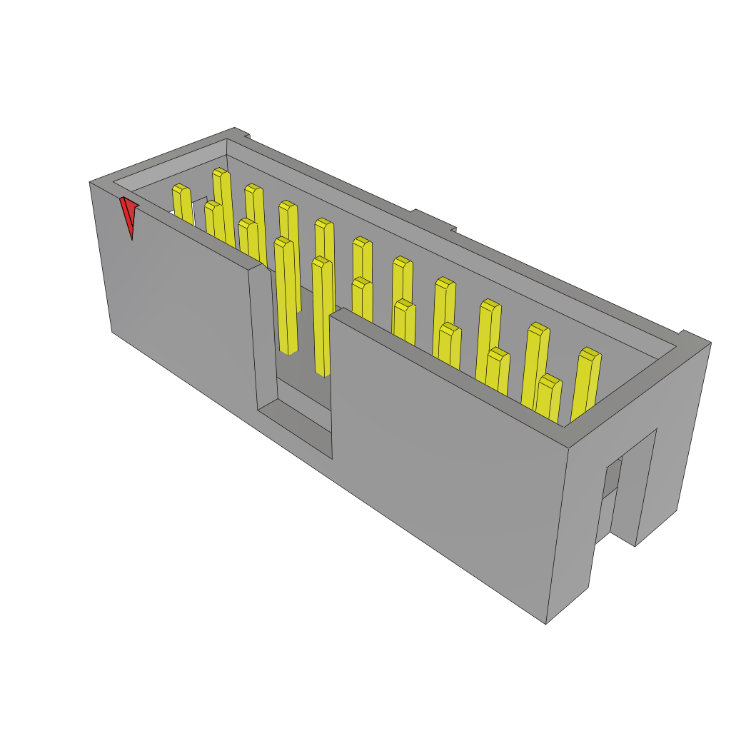 All Parts Connectors Headers TSS-110-01-S-D-LL by Samtec