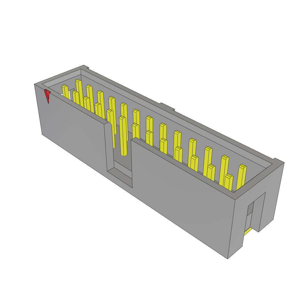 All Parts Connectors Headers TSS-113-04-F-D-RA by Samtec