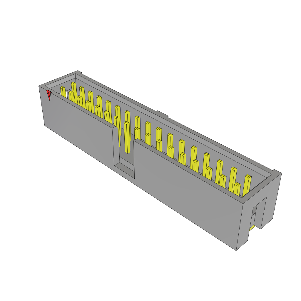 All Parts Connectors Headers TSS-117-04-F-D-RA by Samtec