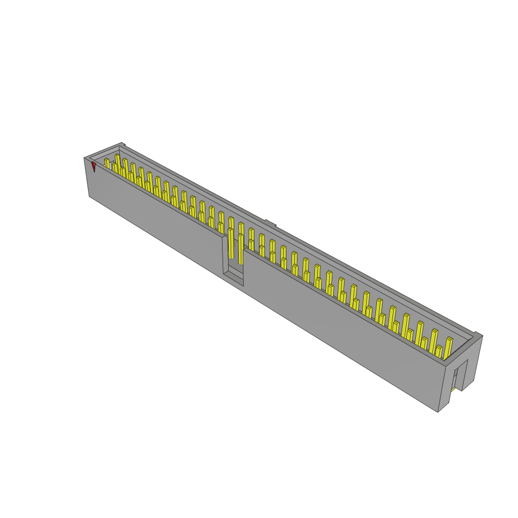 All Parts Connectors Headers TSS-132-04-S-D-RA by Samtec