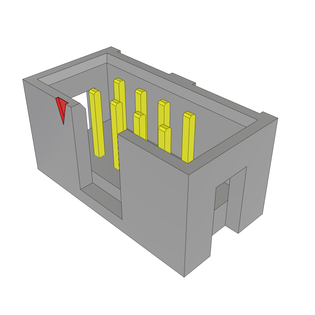 All Parts Power Products Batteries and Accessories Accessories Battery Housings-Cradles TST-104-04-G-D-LA by Samtec