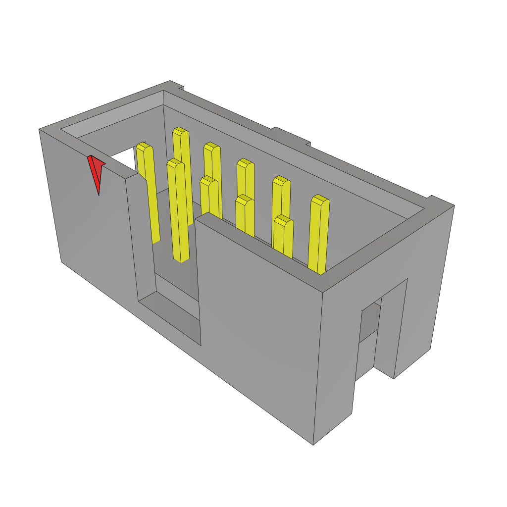 All Parts Power Products Batteries and Accessories Accessories Battery Housings-Cradles TST-105-04-F-D-RA by Samtec