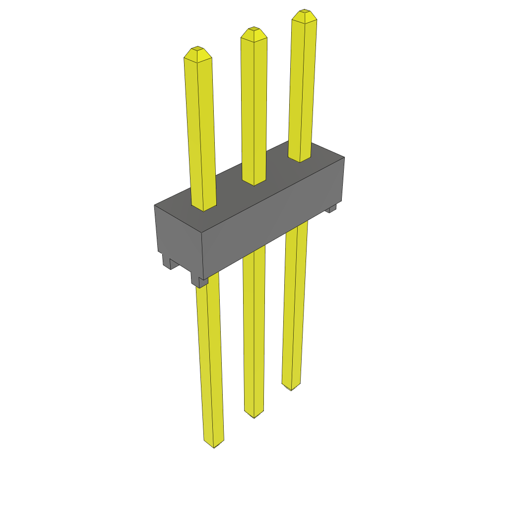 All Parts Connectors rugged connector TSW-101-09-T-T by Samtec