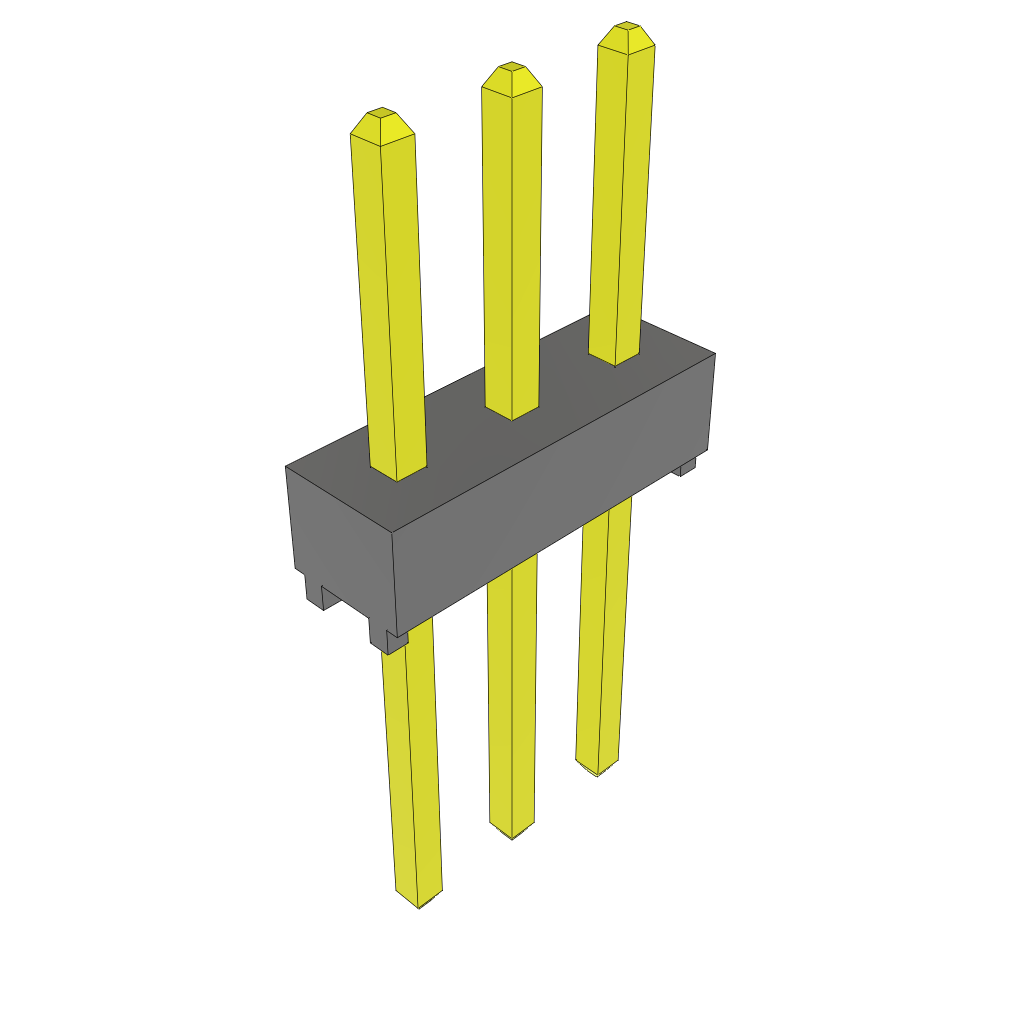 All Parts Connectors rugged connector TSW-101-22-T-T by Samtec
