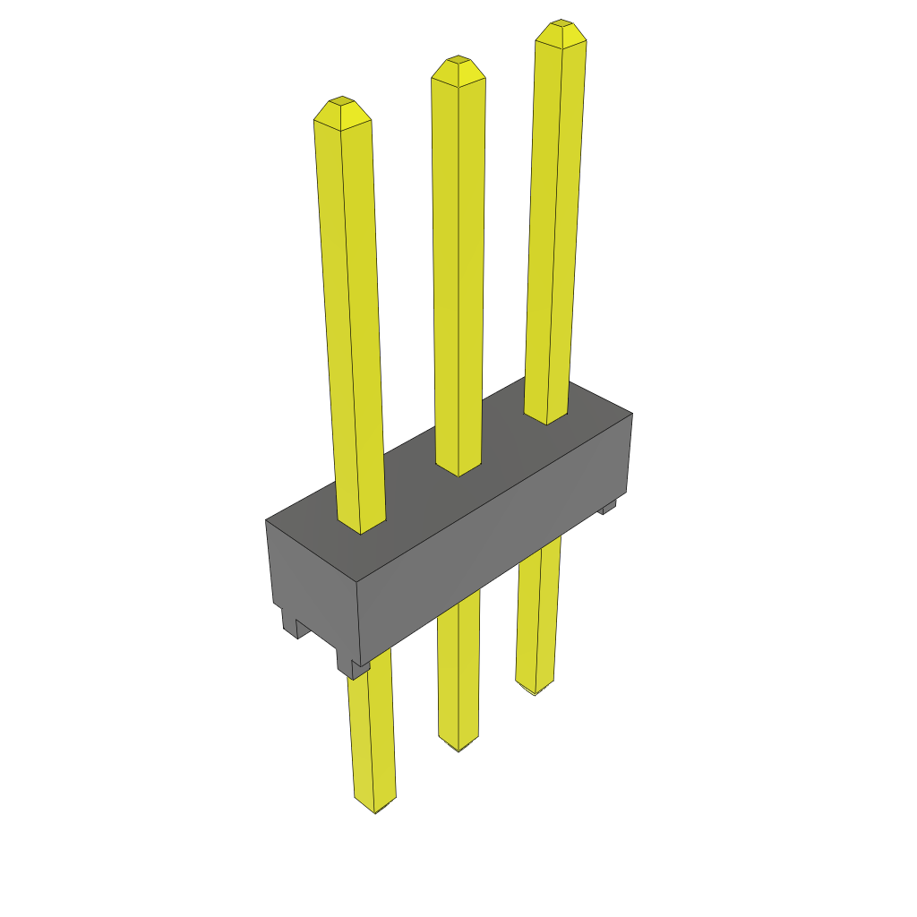 All Parts Connectors rugged connector TSW-101-25-T-T by Samtec