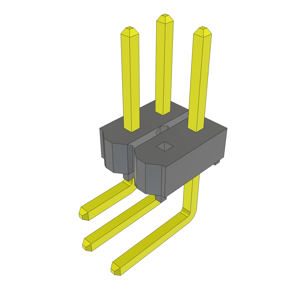 All Parts Connectors rugged connector TSW-102-08-T-D-RA-003 by Samtec