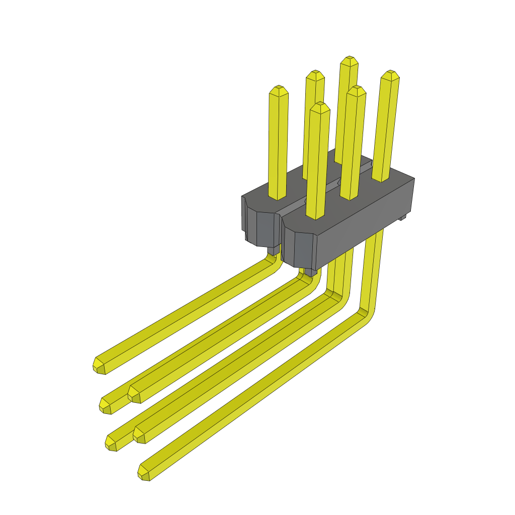 All Parts Connectors rugged connector TSW-102-10-F-T-RA by Samtec