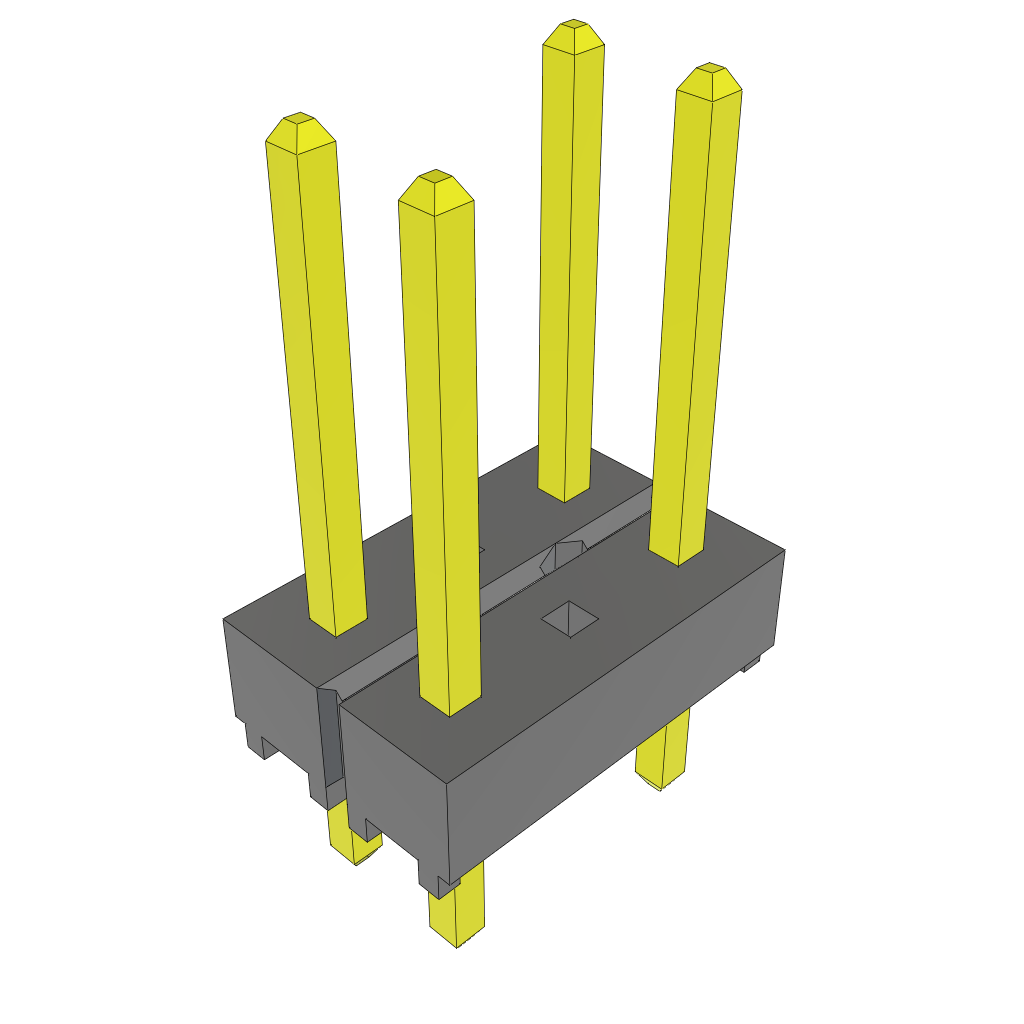 All Parts Connectors rugged connector TSW-102-14-F-Q by Samtec