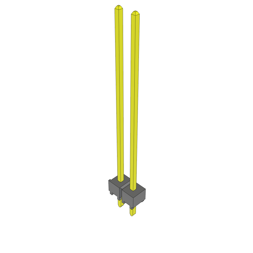 All Parts Connectors rugged connector TSW-102-20-T-S by Samtec
