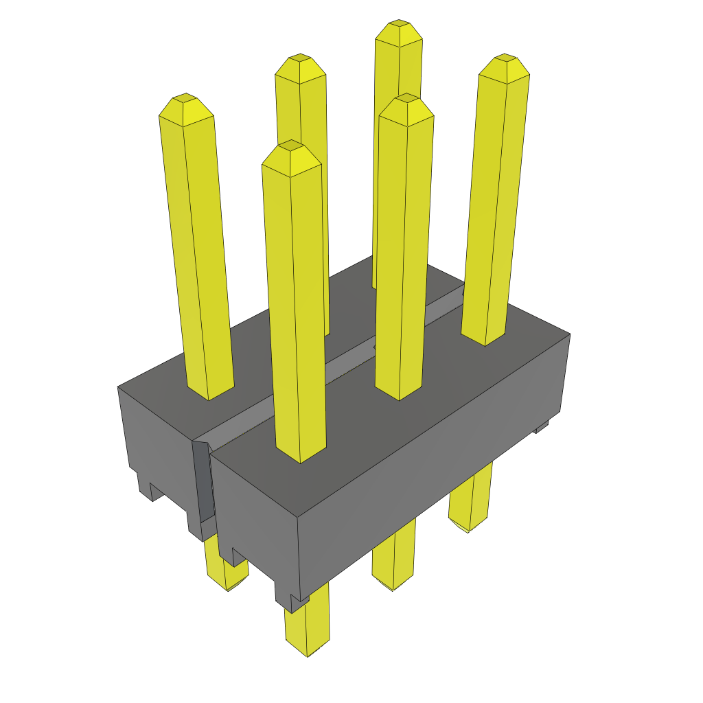 All Parts Connectors rugged connector TSW-102-23-F-T by Samtec