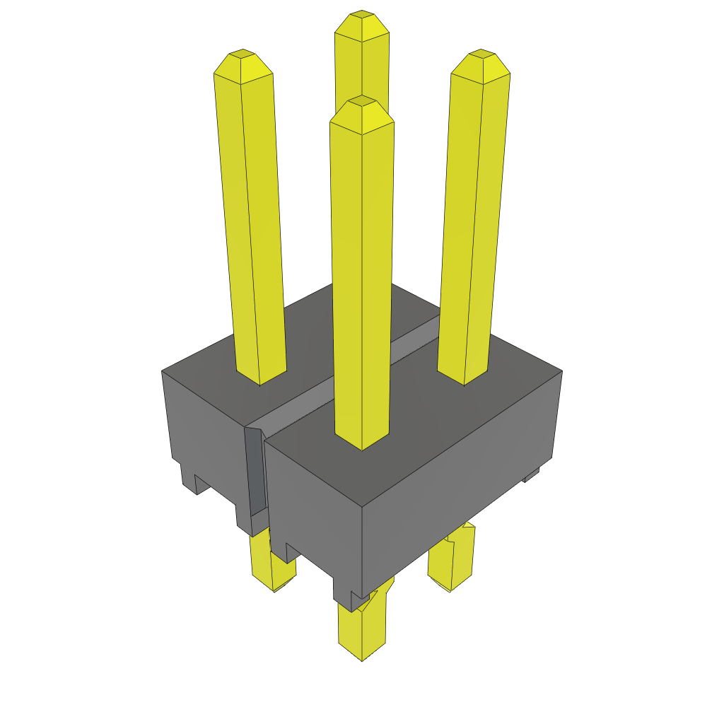 All Parts Connectors rugged connector TSW-102-23-L-D-LL by Samtec