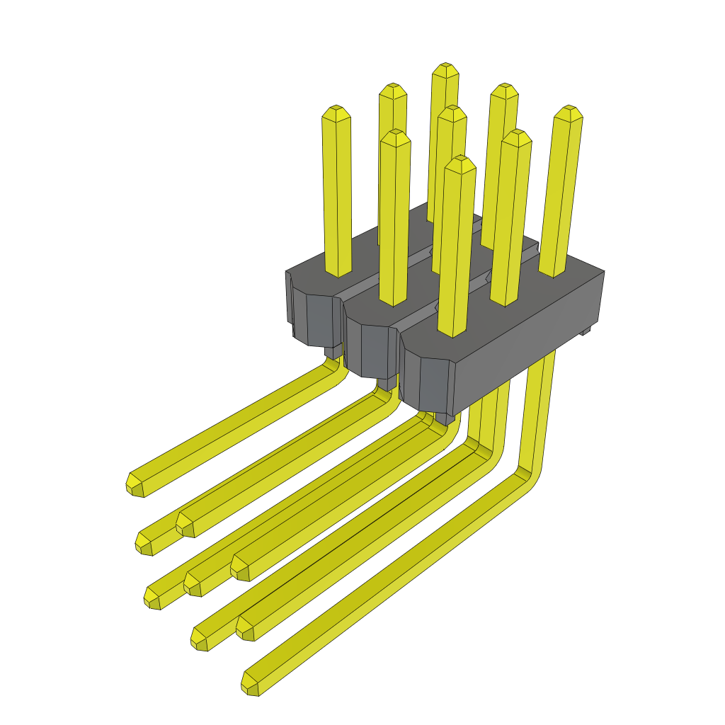 All Parts Connectors rugged connector TSW-103-09-T-T-RA by Samtec