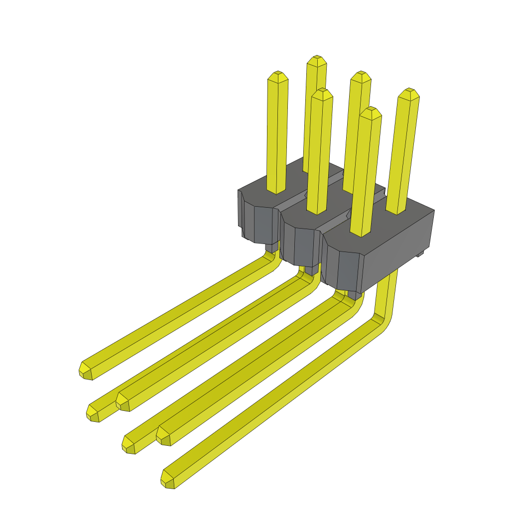 All Parts Connectors rugged connector TSW-103-10-S-D-RA by Samtec