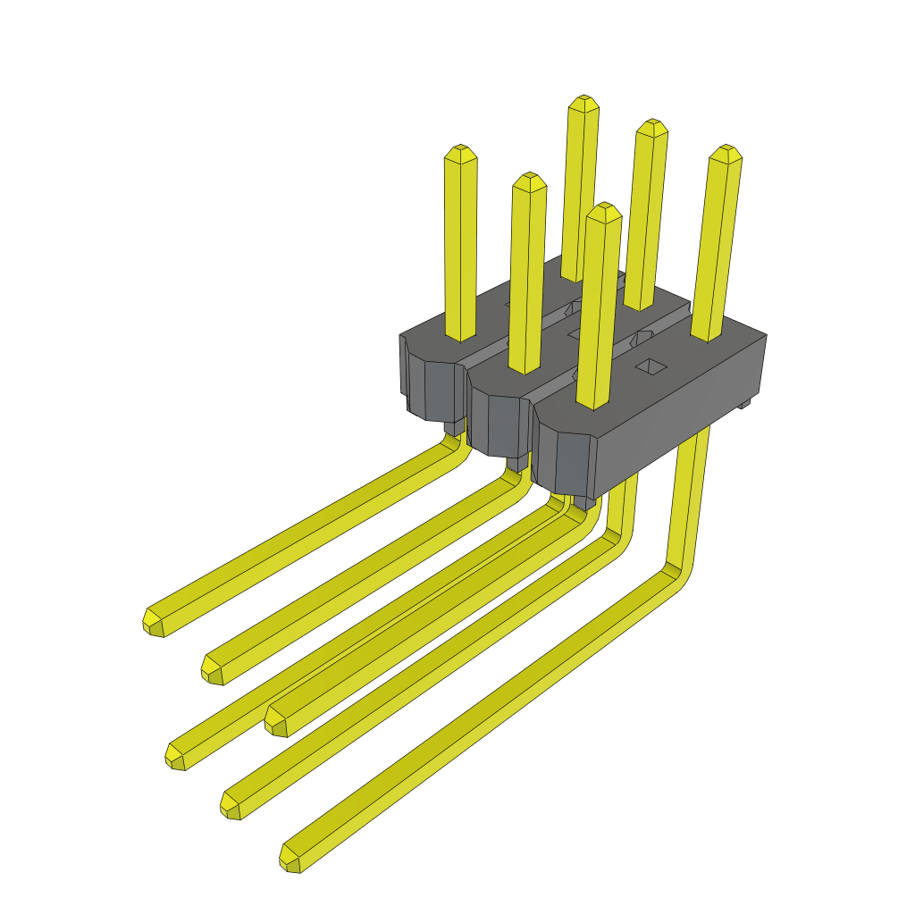 All Parts Connectors rugged connector TSW-103-10-T-Q-RA by Samtec