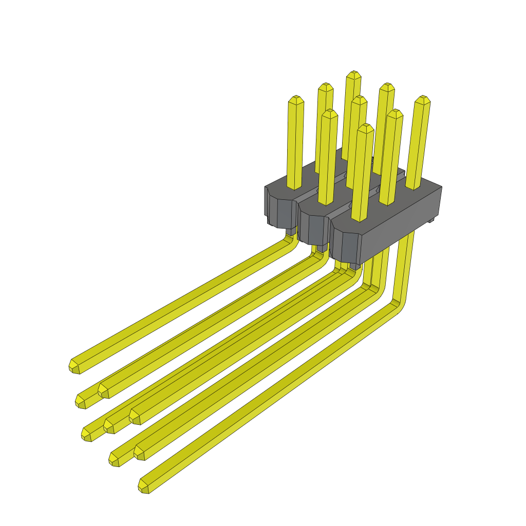 All Parts Connectors rugged connector TSW-103-12-L-T-RA by Samtec