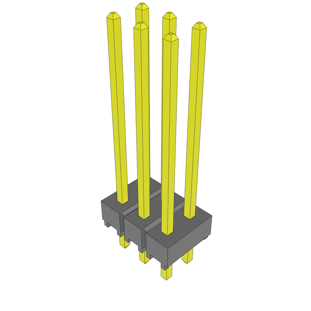 All Parts Connectors rugged connector TSW-103-17-S-D by Samtec