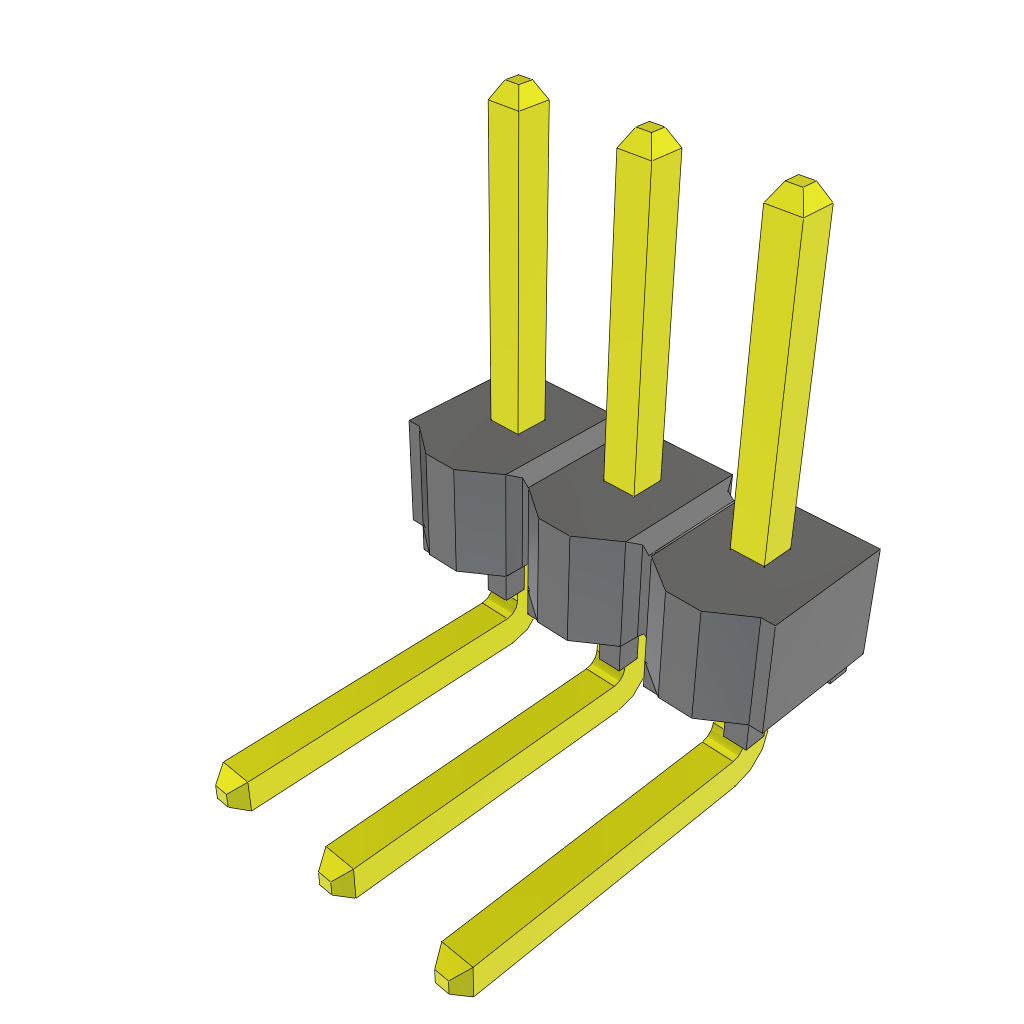 All Parts Connectors rugged connector TSW-103-22-F-S-RA by Samtec