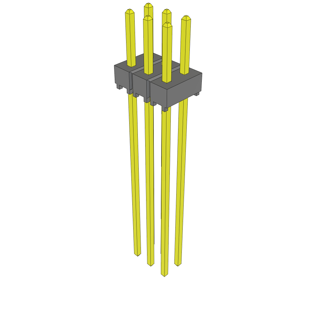 All Parts Connectors rugged connector TSW-103-27-S-D by Samtec