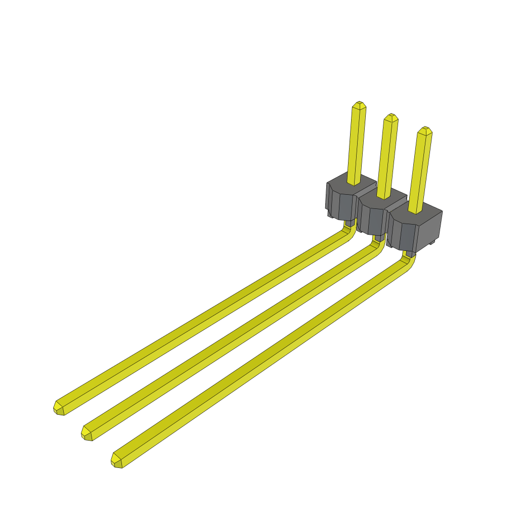 All Parts Connectors rugged connector TSW-103-27-T-S-RA by Samtec