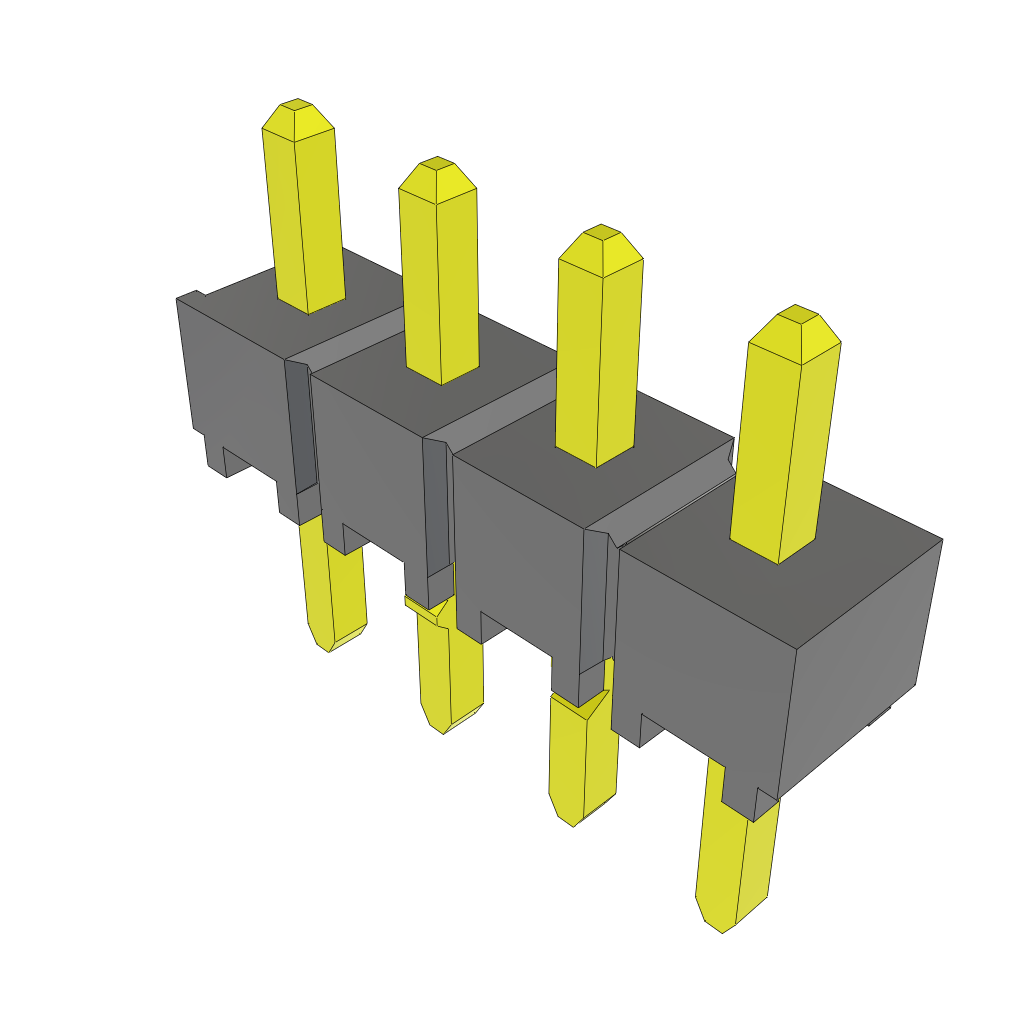 All Parts Connectors rugged connector TSW-104-05-T-S-LL by Samtec