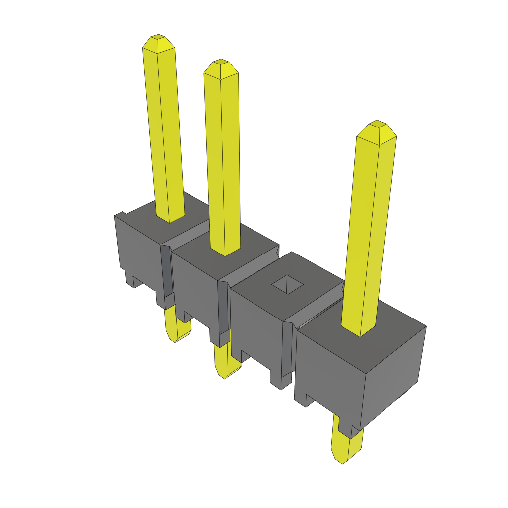 All Parts Connectors rugged connector TSW-104-07-S-S-002 by Samtec