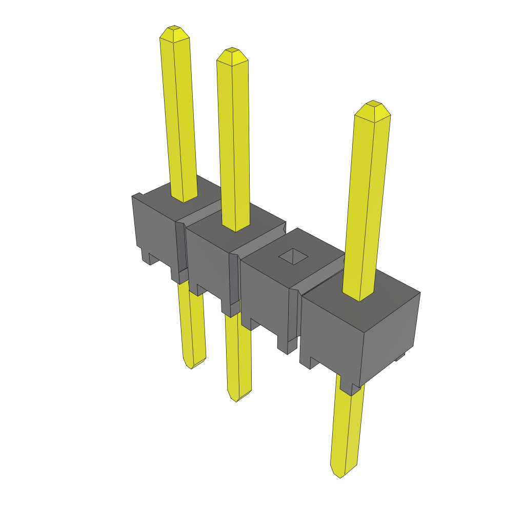 All Parts Connectors rugged connector TSW-104-08-G-S-002 by Samtec