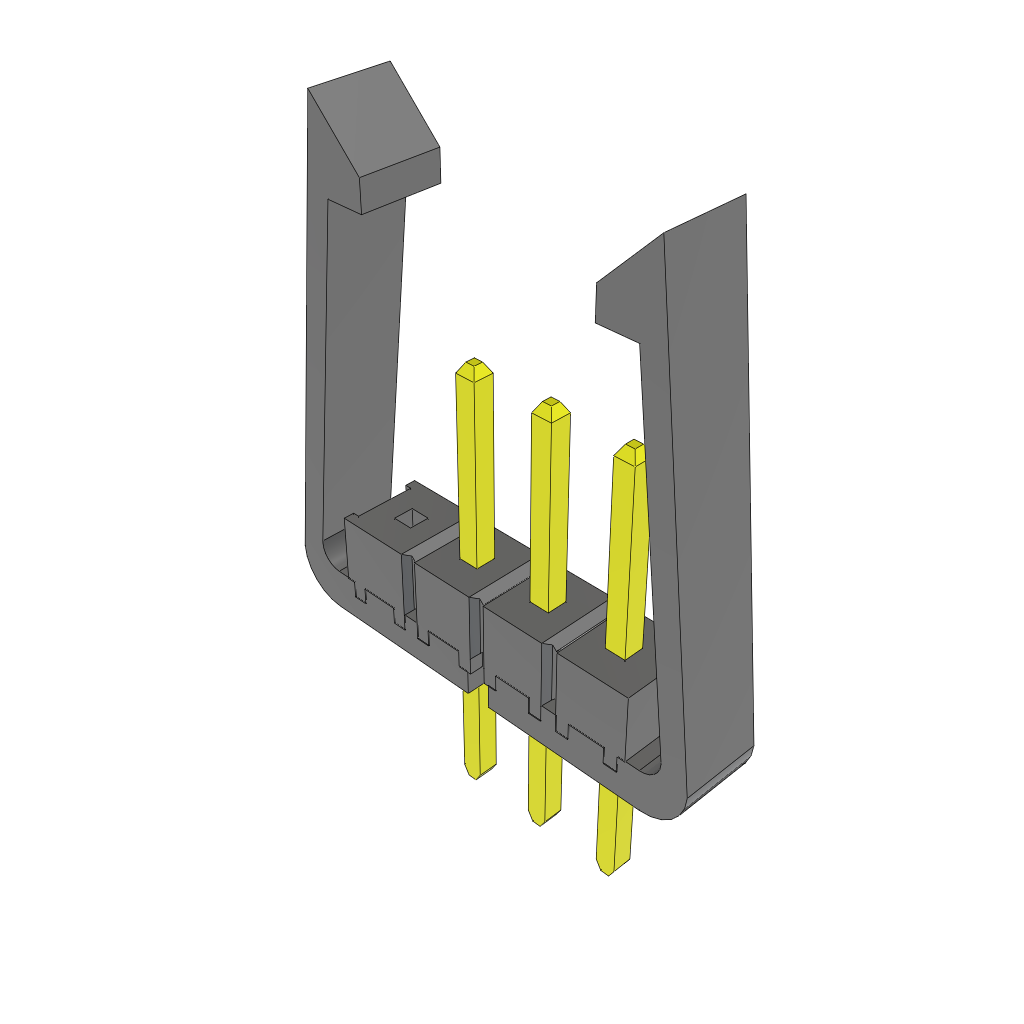 All Parts Connectors rugged connector TSW-104-08-G-S-LC-004 by Samtec