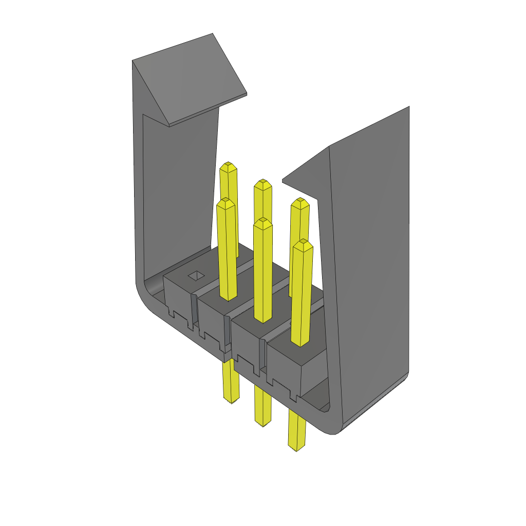 All Parts Connectors rugged connector TSW-104-08-T-D-LC-001 by Samtec