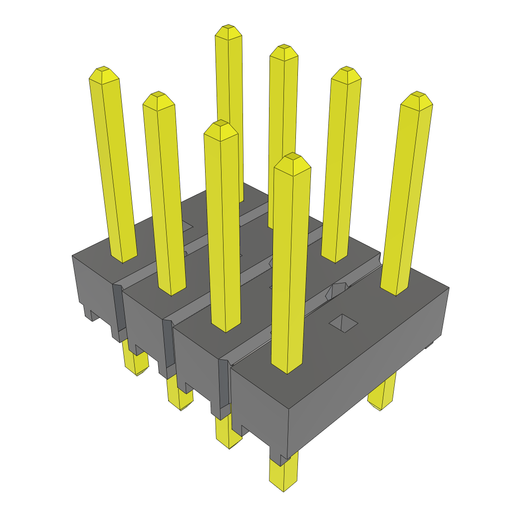 All Parts Connectors rugged connector TSW-104-24-L-Q by Samtec