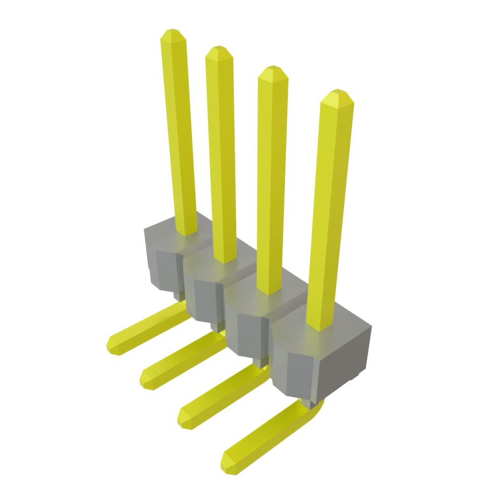 All Parts Connectors rugged connector TSW-104-25-L-S-RA by Samtec