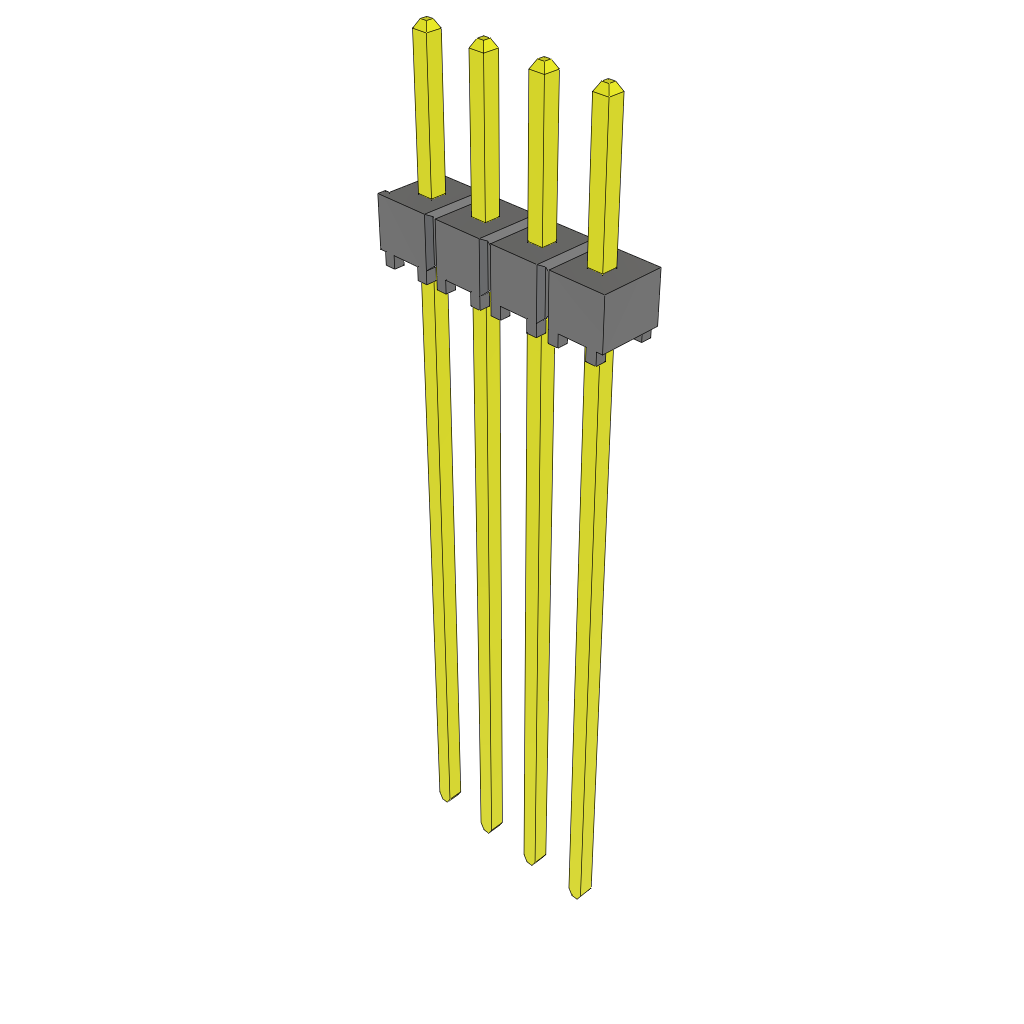 All Parts Connectors rugged connector TSW-104-27-G-S by Samtec