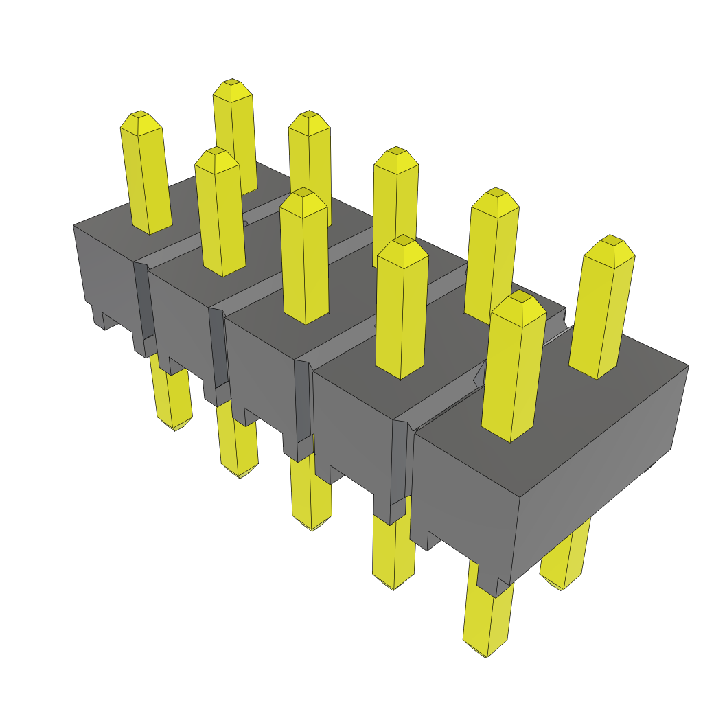 All Parts Connectors rugged connector TSW-105-05-F-D by Samtec