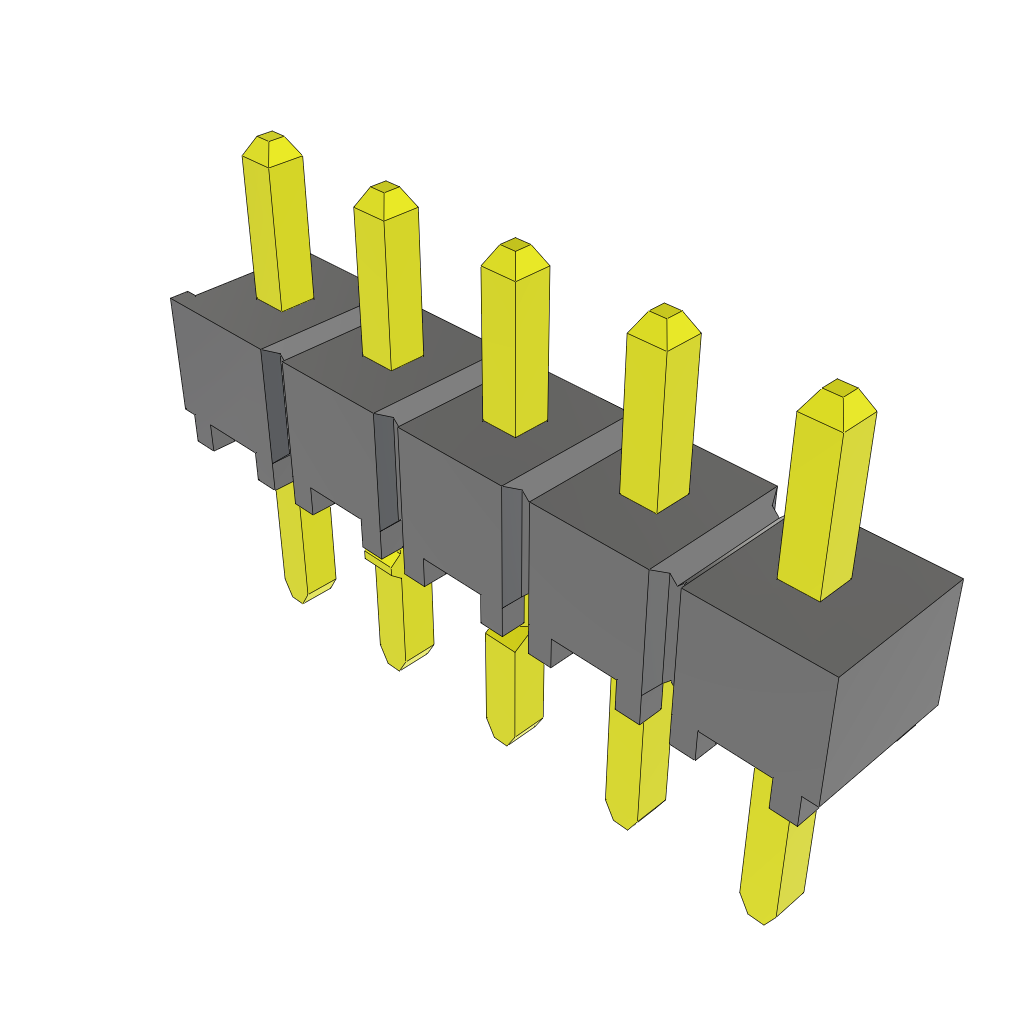 All Parts Connectors rugged connector TSW-105-05-S-S-LL by Samtec