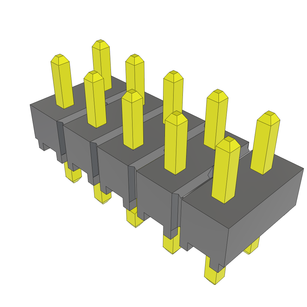 All Parts Connectors rugged connector TSW-105-06-L-D-LL by Samtec