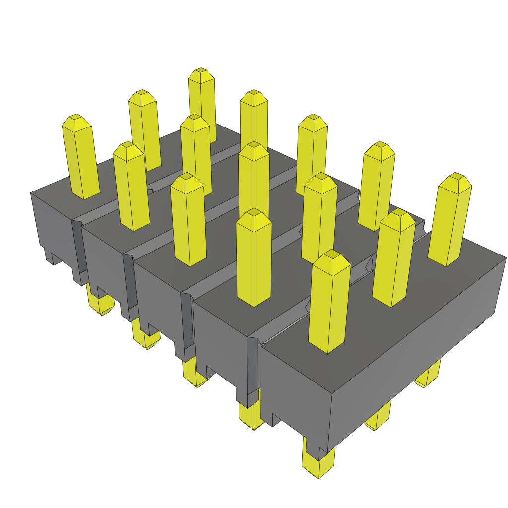All Parts Connectors rugged connector TSW-105-06-T-T by Samtec