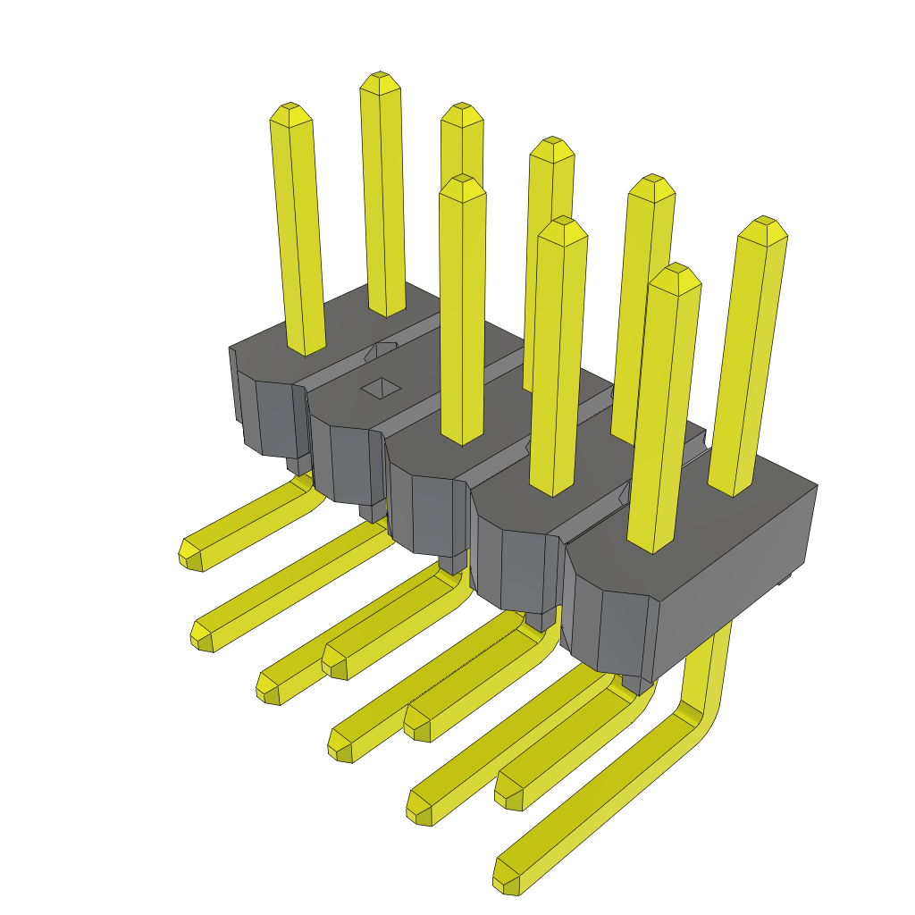 All Parts Connectors rugged connector TSW-105-08-T-D-RA-003 by Samtec