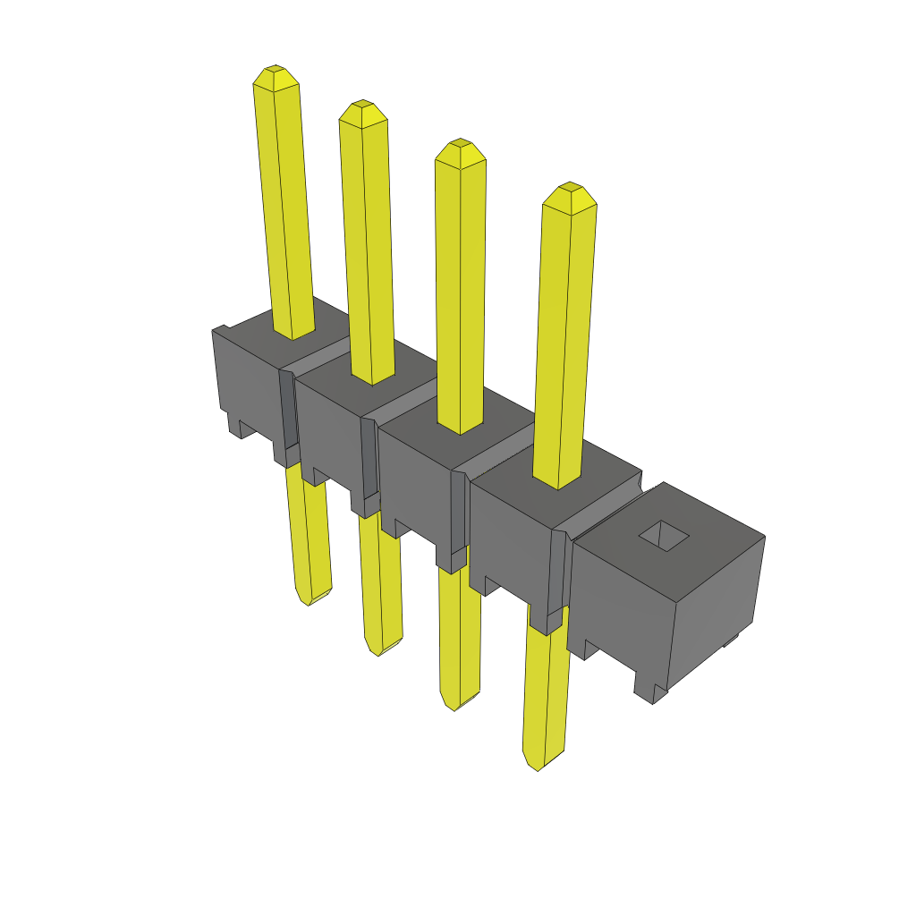 All Parts Connectors rugged connector TSW-105-08-T-S-001 by Samtec