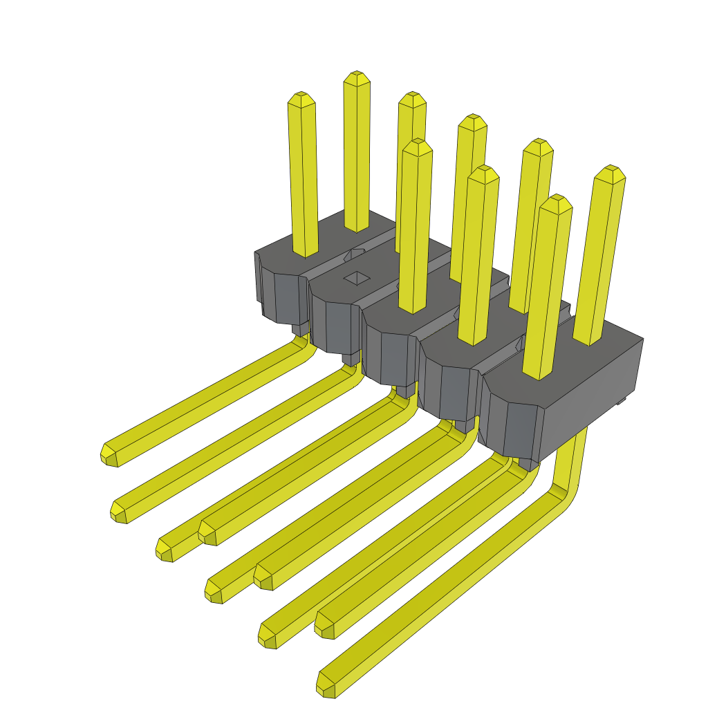 All Parts Connectors rugged connector TSW-105-09-G-D-RA-003 by Samtec