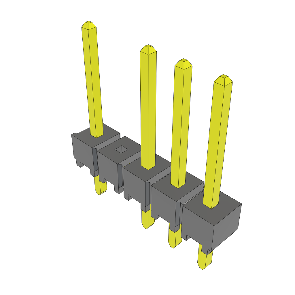 All Parts Connectors rugged connector TSW-105-14-T-S-004 by Samtec