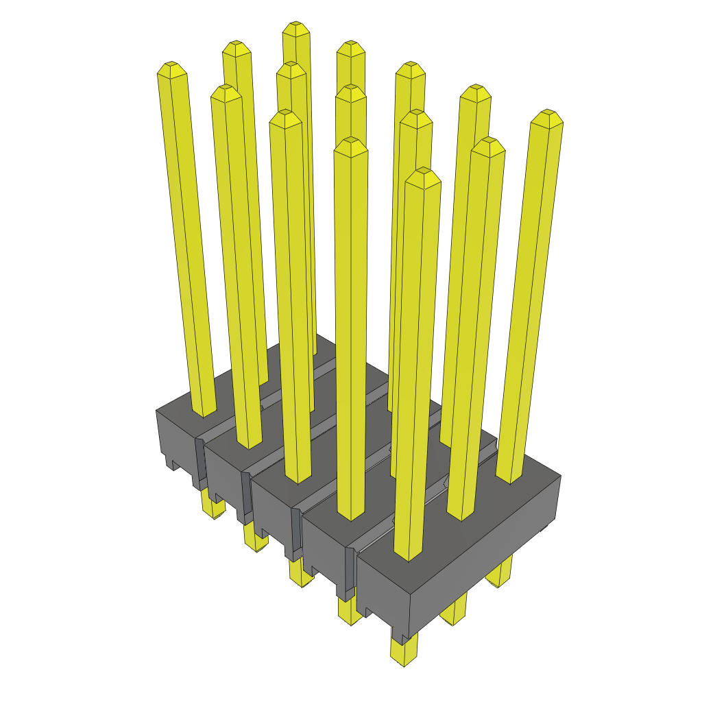 All Parts Connectors rugged connector TSW-105-15-T-T by Samtec