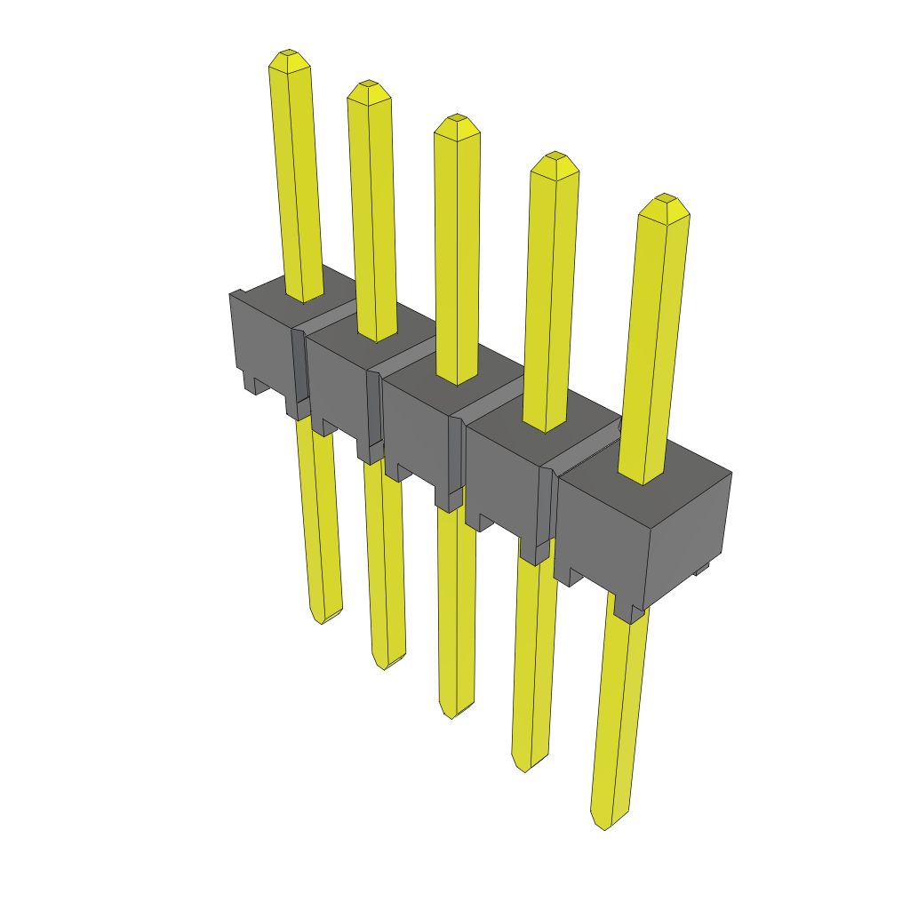 All Parts Connectors rugged connector TSW-105-22-F-S by Samtec