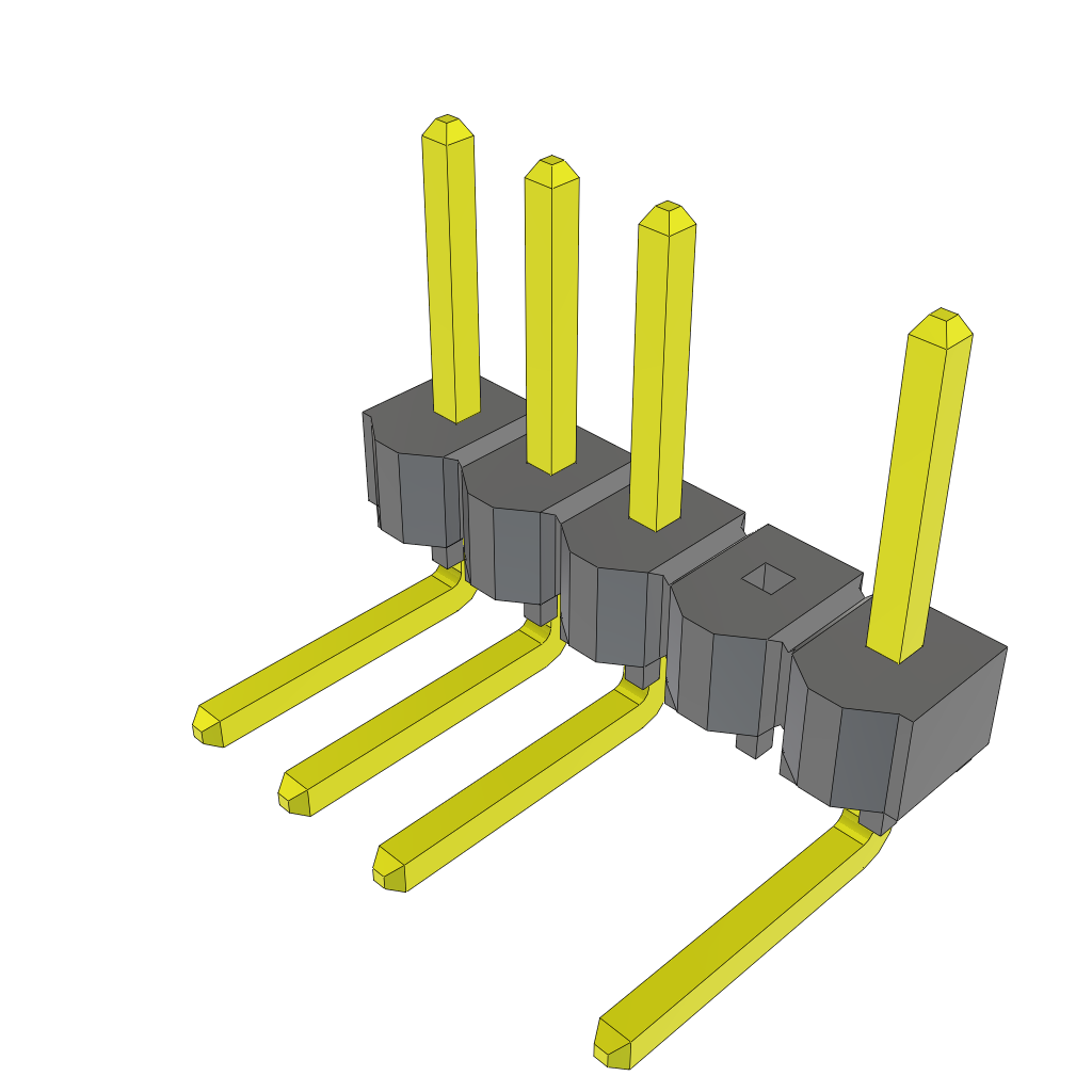 All Parts Connectors rugged connector TSW-105-22-G-S-RA-002 by Samtec