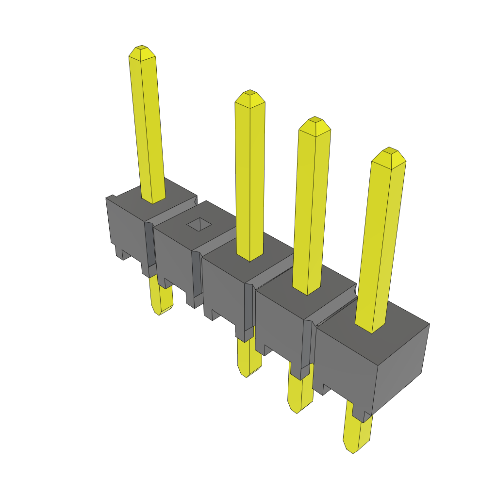 All Parts Connectors rugged connector TSW-105-23-L-S-004 by Samtec