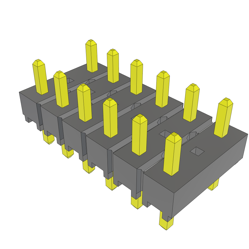 All Parts Connectors rugged connector TSW-106-06-T-Q by Samtec