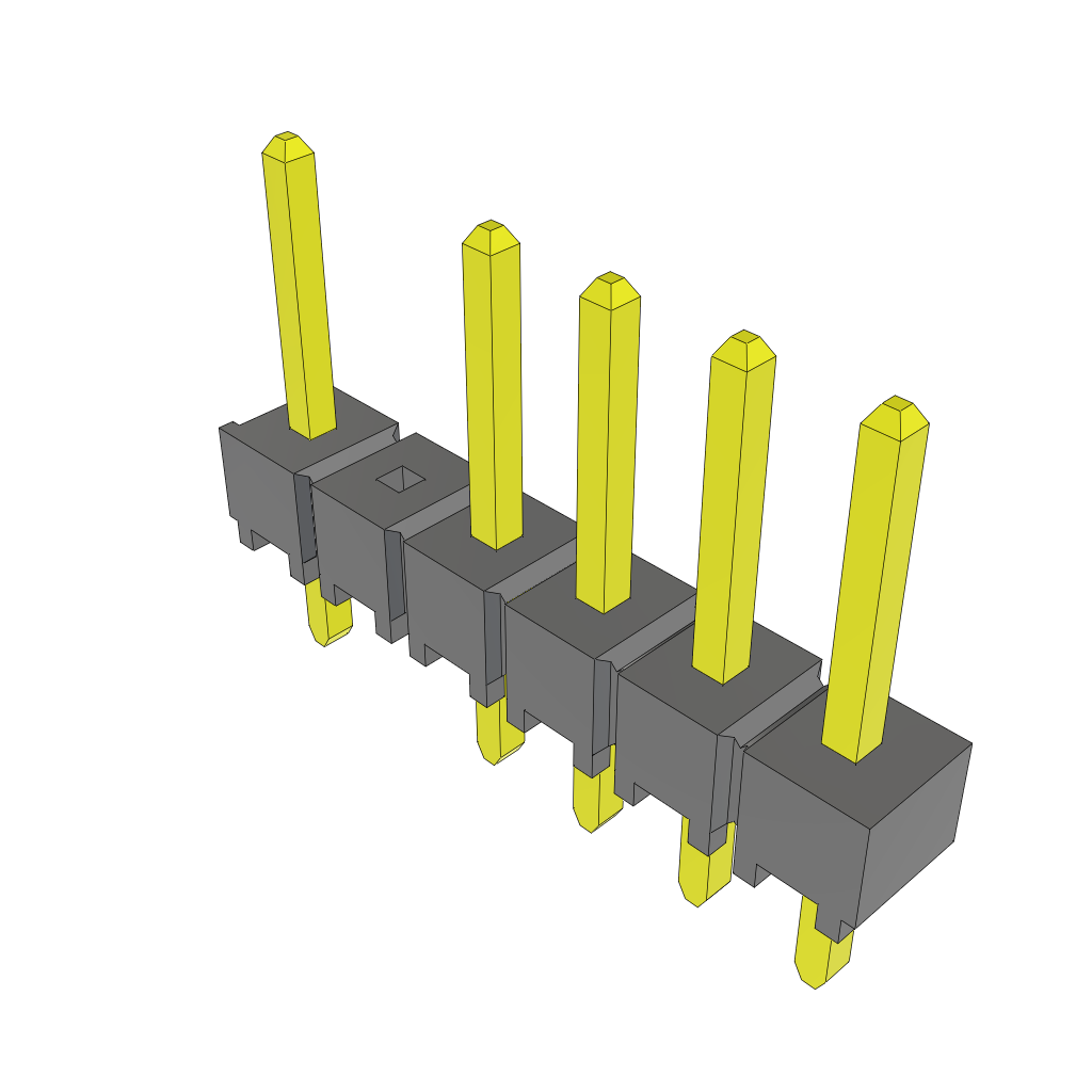 All Parts Connectors rugged connector TSW-106-07-L-S-005 by Samtec