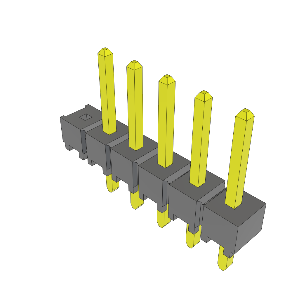 All Parts Connectors rugged connector TSW-106-07-L-S-006 by Samtec
